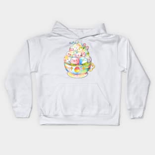 Mr. Piggy & Cool Penguin's Latte Kids Hoodie